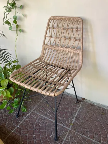 Cadeira rattan sintético 