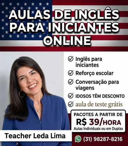 Aulas Particulares de Inglês para iniciantes