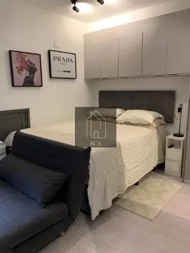 Studio de 31m² moderno e completo para locação ou venda em Pinheiros - São Paulo