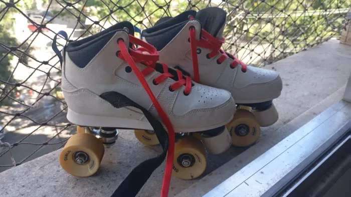 Patins OXELO R100 White Team USADO - 37