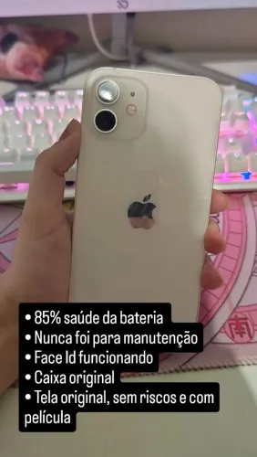 iPhone 12 128gb 85% saúde da bateria
