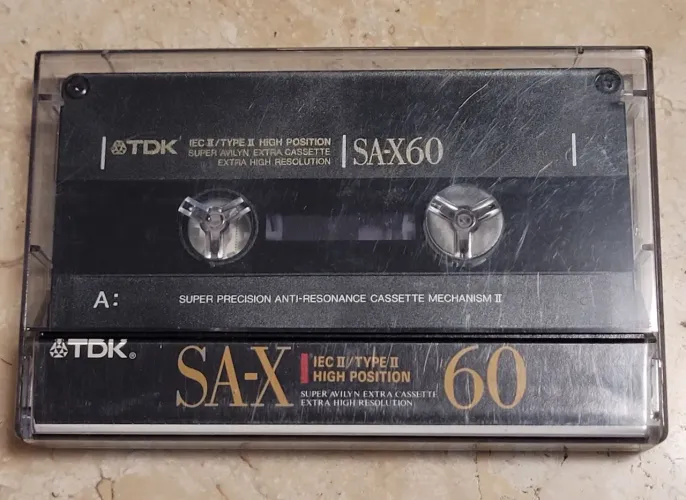 Fita k7 TDK SA-X60 Chrome seminova