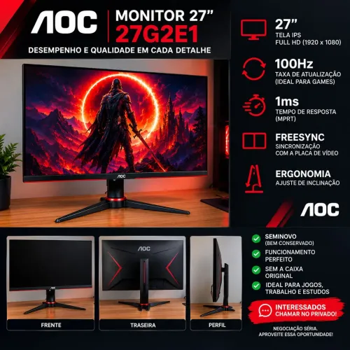 MONITOR AOC 27POL FULL HD 100HZ