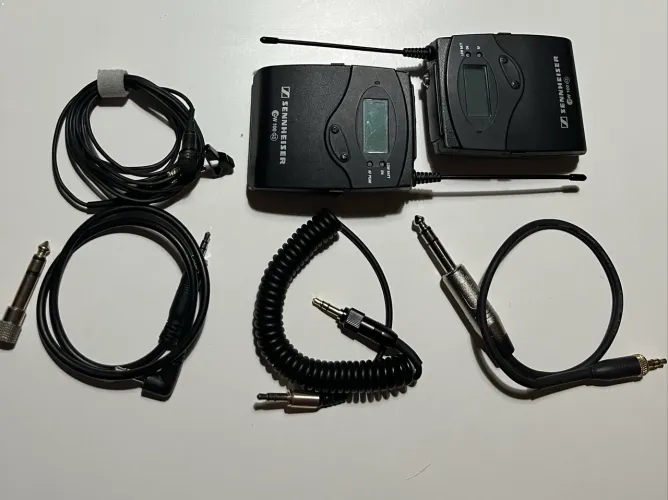 Transmissor sem fio microfone lapela original profissional sennheiser 