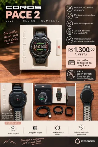 VENDE-SE RELÓGIO COROS PACE 2