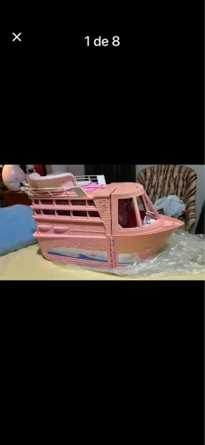 Barco da Barbie antigo lindo grande 