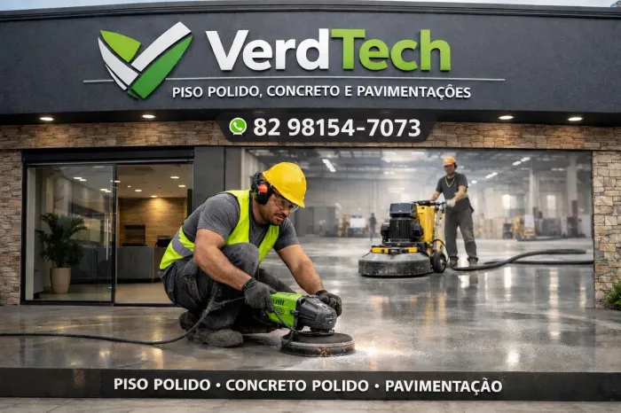 Piso polido Aplicação 