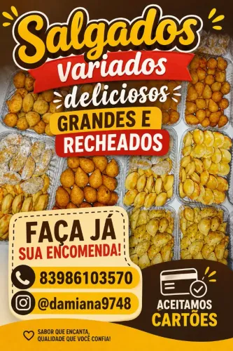 Salgados recheados