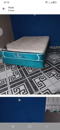 Base +colchao de casal em bom estado 500 reais