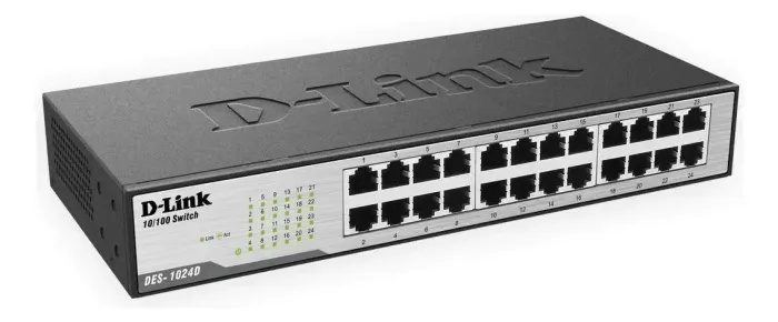 Hub Switch D-link Des-1024d 24 Portas / 10/100mbps