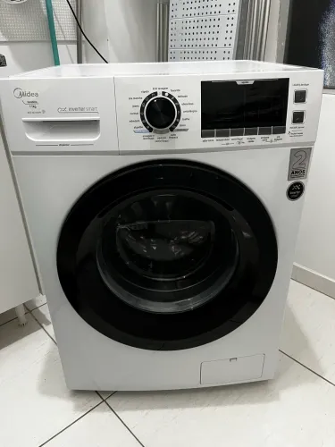 Lavadora de roupas Storm wash midea 11kg com defeito