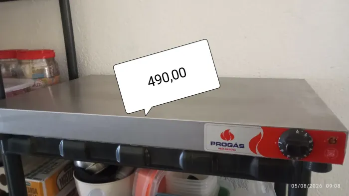 Mesa aquecida / pista quente 