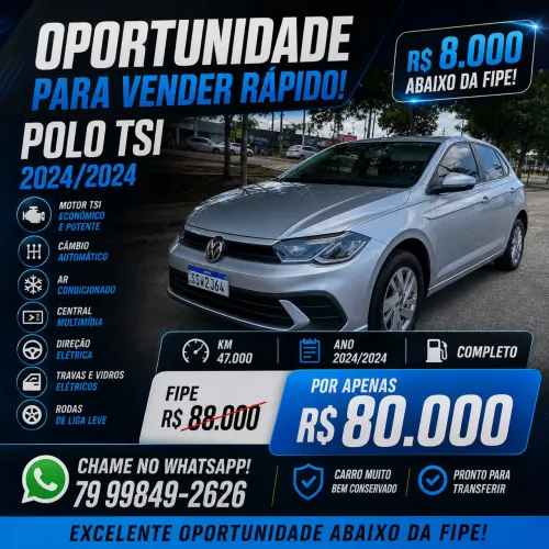 Volkswagen Polo Comfortline TSI 1.0 Flex 12V Aut. 2024