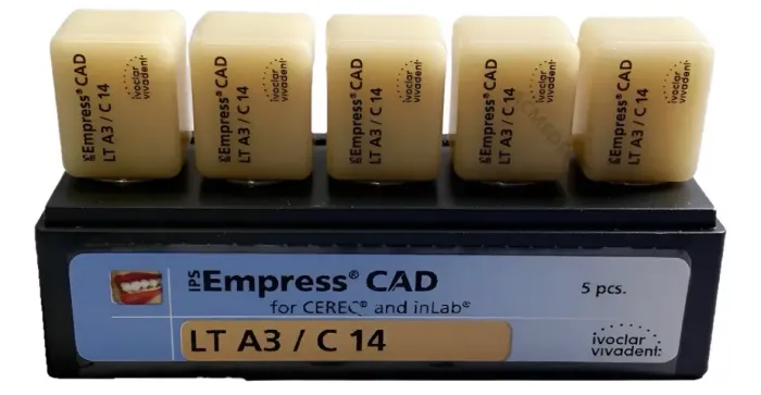 Bloco Ips Empress Cad Cerec Inlab Lt A3 C14 5un Ivoclar