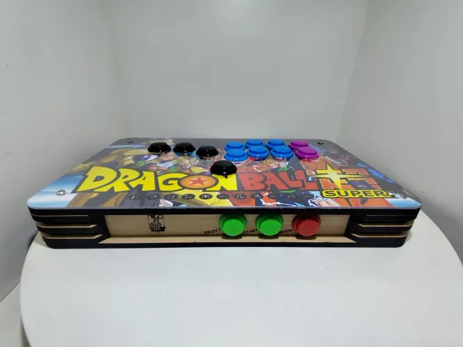 Controle Arcade hit box com botões Sanwa generico