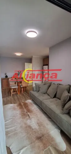 Apartamento 68 m² com varanda ampla e vista para São Paulo no Sky View em Guarulhos
