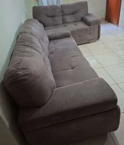 Conjunto sofá 3 e 2 lugares