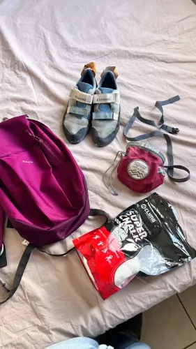 Kit escalada novo - esporte