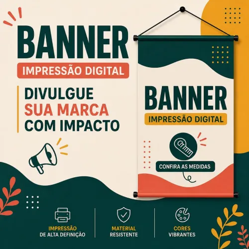 BANNER PERSONALIZADO - IMPRESSÃO DIGITAL