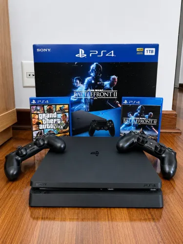PS4 Slim 1TB Original - Excelente Estado