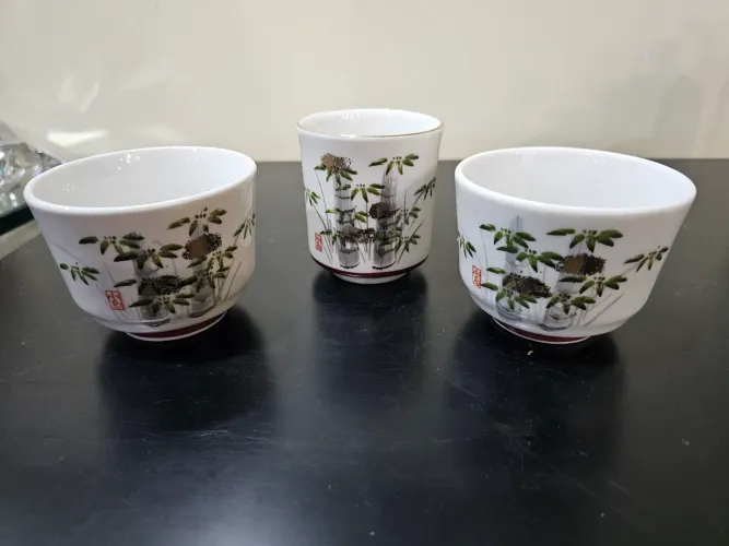 Frete gratis!! Novo 3 copos de chá oriental