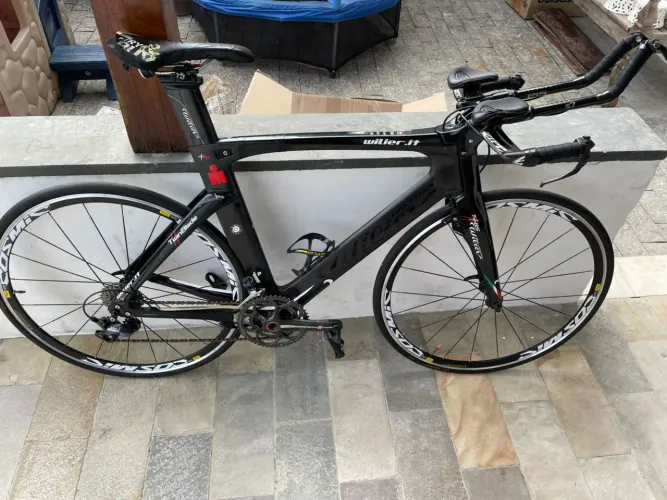 Bicicleta Triathlon/TT Wilier Triestina TwinBlade Carbono - Mavic Cosmic