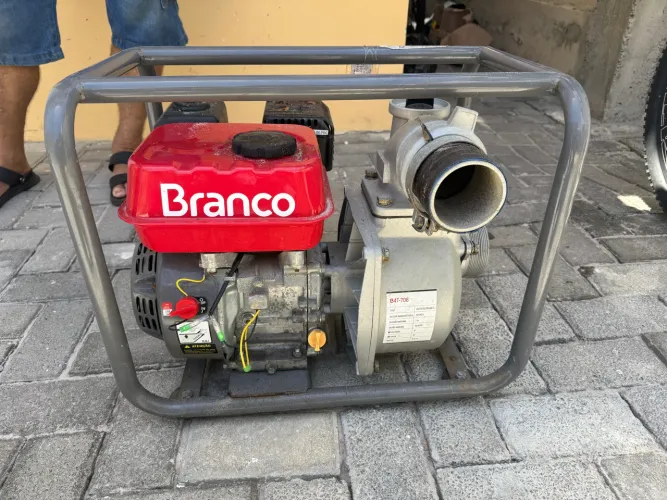 Motobomba Gasolina Branco