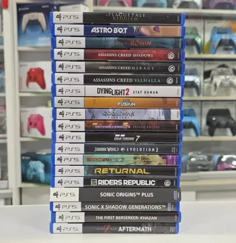 Top seleção de games seminovos Playstation 5