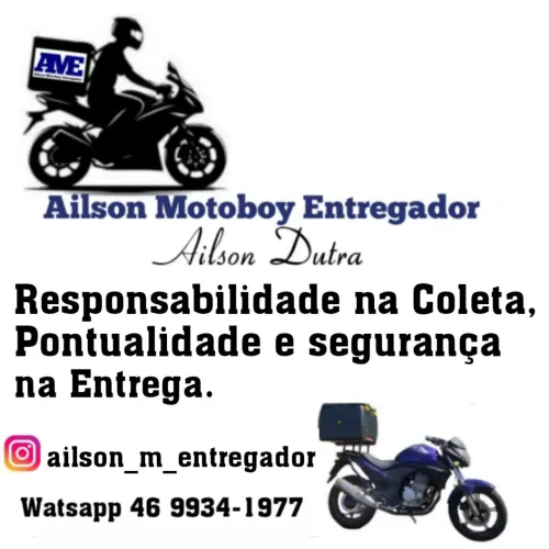 Ailson Motoboy Entregador 