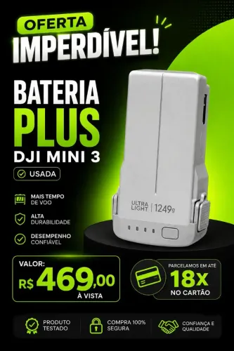 Bateria Dji Mini 3 PLUS ( USADA) pronta Entrega 