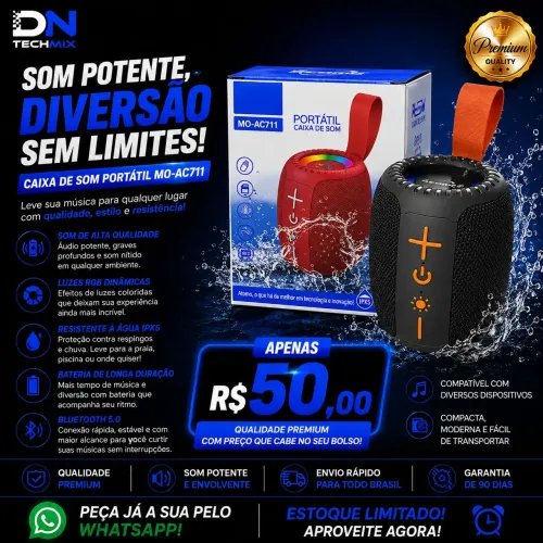 Caixa de som Bluetooth Promoção 