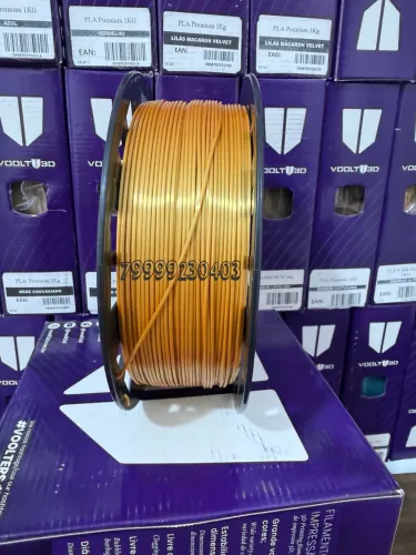 Filamento pla dourado ultra 