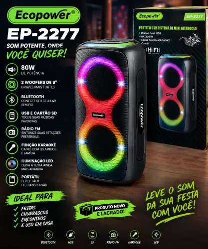 Caixa de som ecopower ep2277