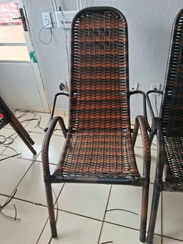 Cadeira de junco