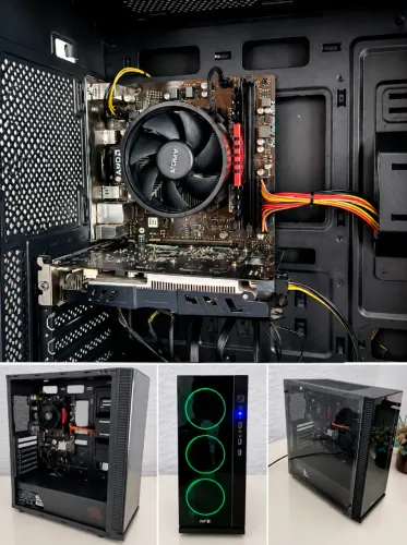 Computador Ryzen 5 3500x - 8 gb ddr 4 - GTX 960 2 gb - SSD 256 giga + 500 Hd