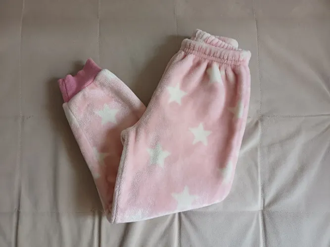 Calça pijama infantil fleece tam 6 anos