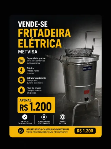 FRITADEIRA METVISA USADA