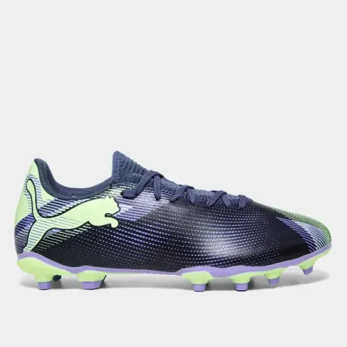 Chuteira de Campo PUMA FUTURE 7 PLAY FG/AG adulto-unissex Verde e Cinza (n. 43)