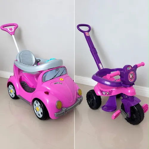Fusquinha + Motoca - Brinquedo Infantil