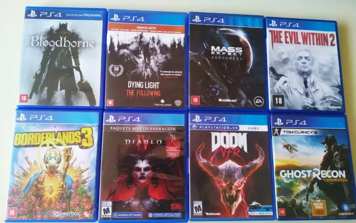 Jogos ps4 originais mídia física (preços de cada jogo na descrição)