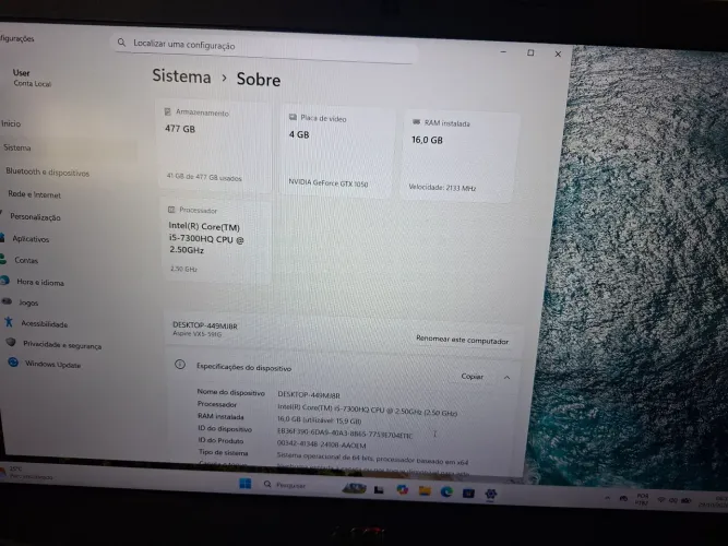 Notebook Gamer
