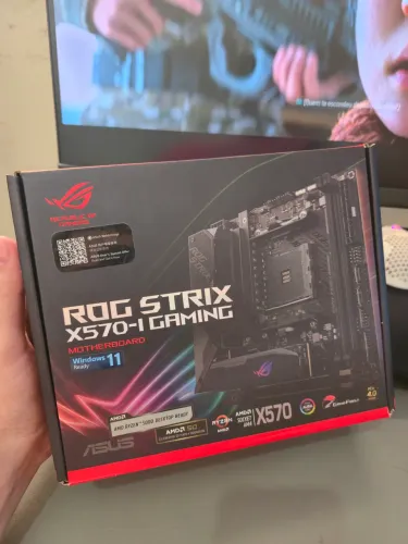 Placa Mãe X570-I Rog Strix Impecável