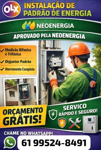 ? Eletricista | Instalação de Padrão de Energia Neoenergia | Serviços Elétricos