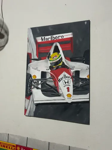 Quadro decorativo - Airton Senna