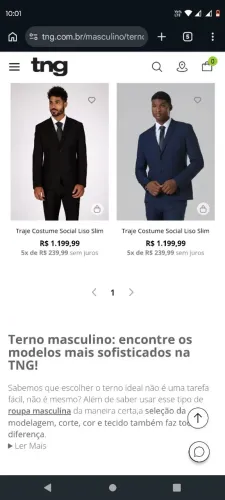 Terno TNG Linha SuperTouch