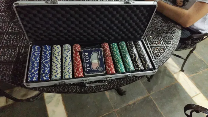 Maleta de poker 500 peças 