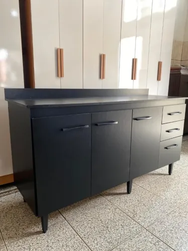 Balcão de Cozinha com Tampo 160cm Novo