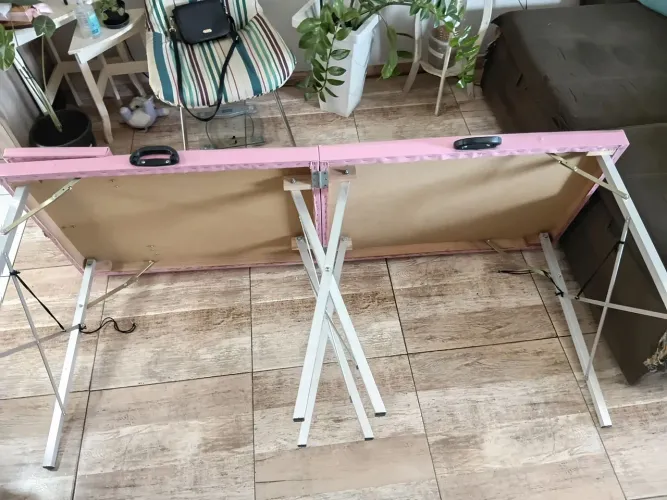 Maca portatil rosa em bom estado!