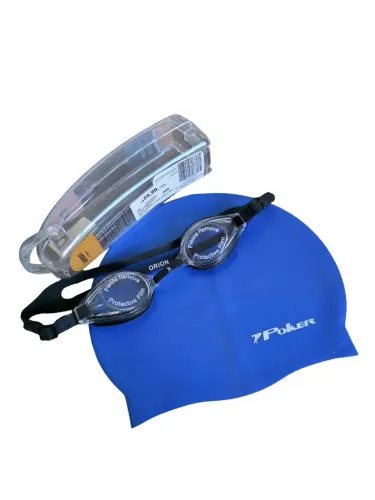 Kit Natação Óculos de Piscina + touca