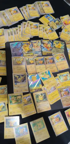 Bulk/Lote apenas Pikachu 340 cartas Pokémon TCG